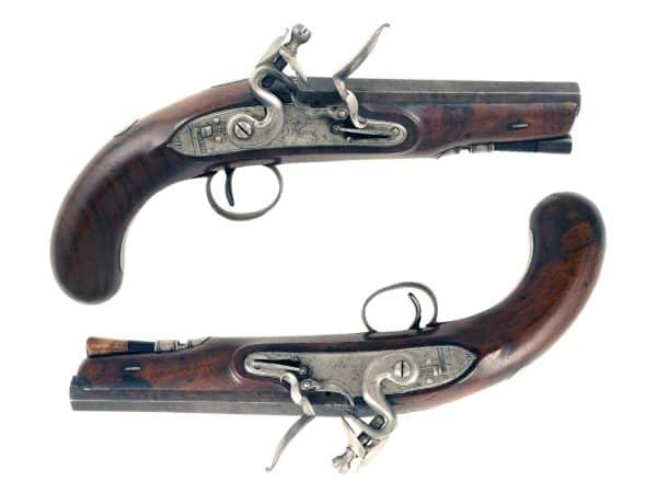 A Pair of Flintlock Overcoat Pistols