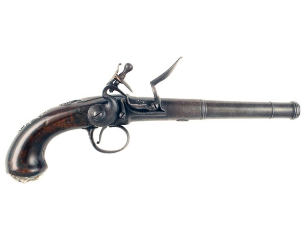 A Fine Queen Anne Pistol by Wilson