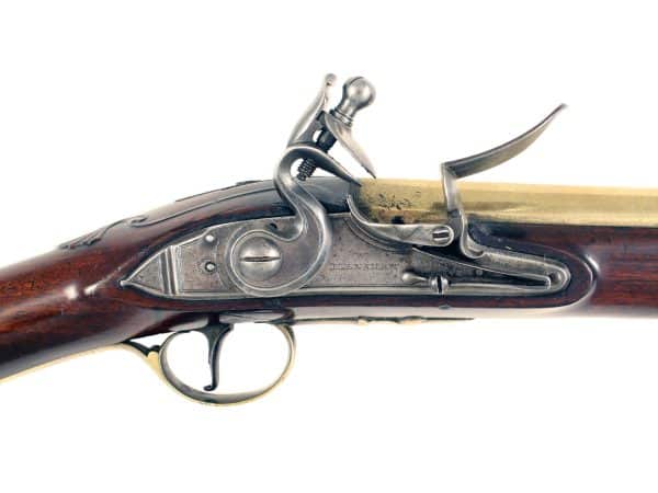 A Brass-Barrelled Flintlock Blunderbuss by Henshaw of London.