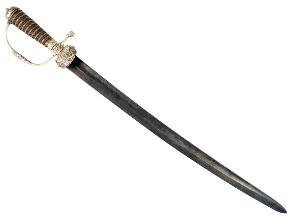 A Silver Hilted Hunting Hanger