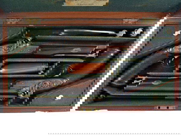 A Superb Cased Pair of Officers Pistols - Image 4