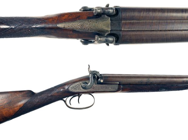 A Cased H. Nock Percussion Shot Gun - Image 4