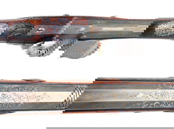 A Fine Flintlock Sporting Gun, ex. Keith Neal - Image 4