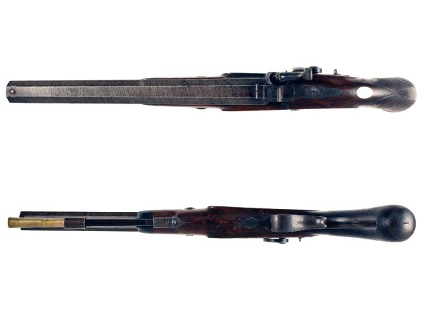 A Percussion Duelling Pistol with Secret Rifling - Image 2