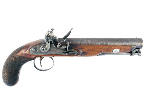 A Flintlock Officers Pistol