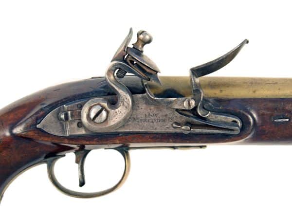 A Flintlock Coaching Pistol by Mortimer - Image 2