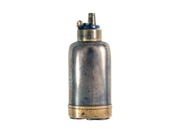A Bottle Shaped Pistol Flask