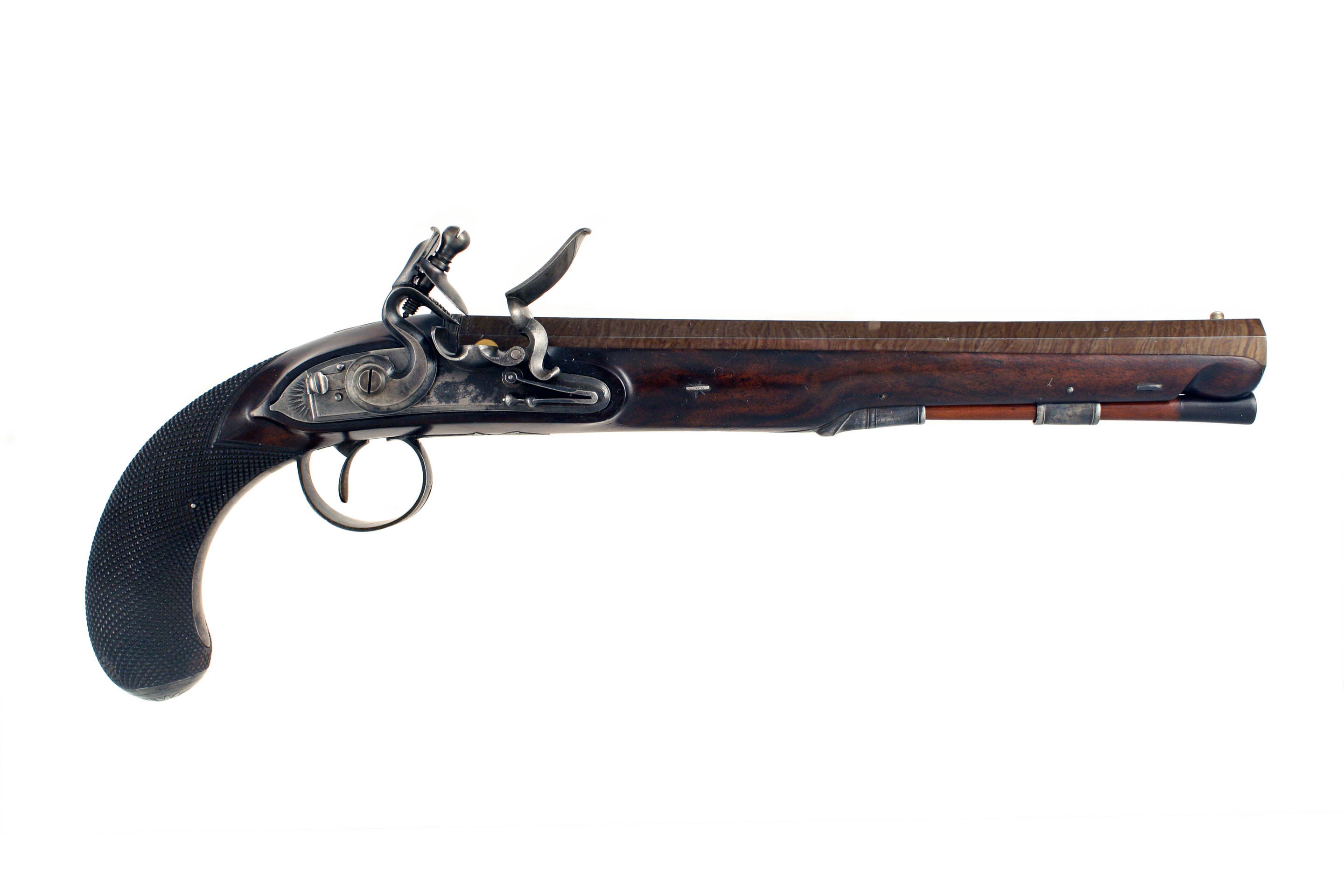 A Cased Pair of Flintlock Duelling Pistols by Wilson of London. - Image 8