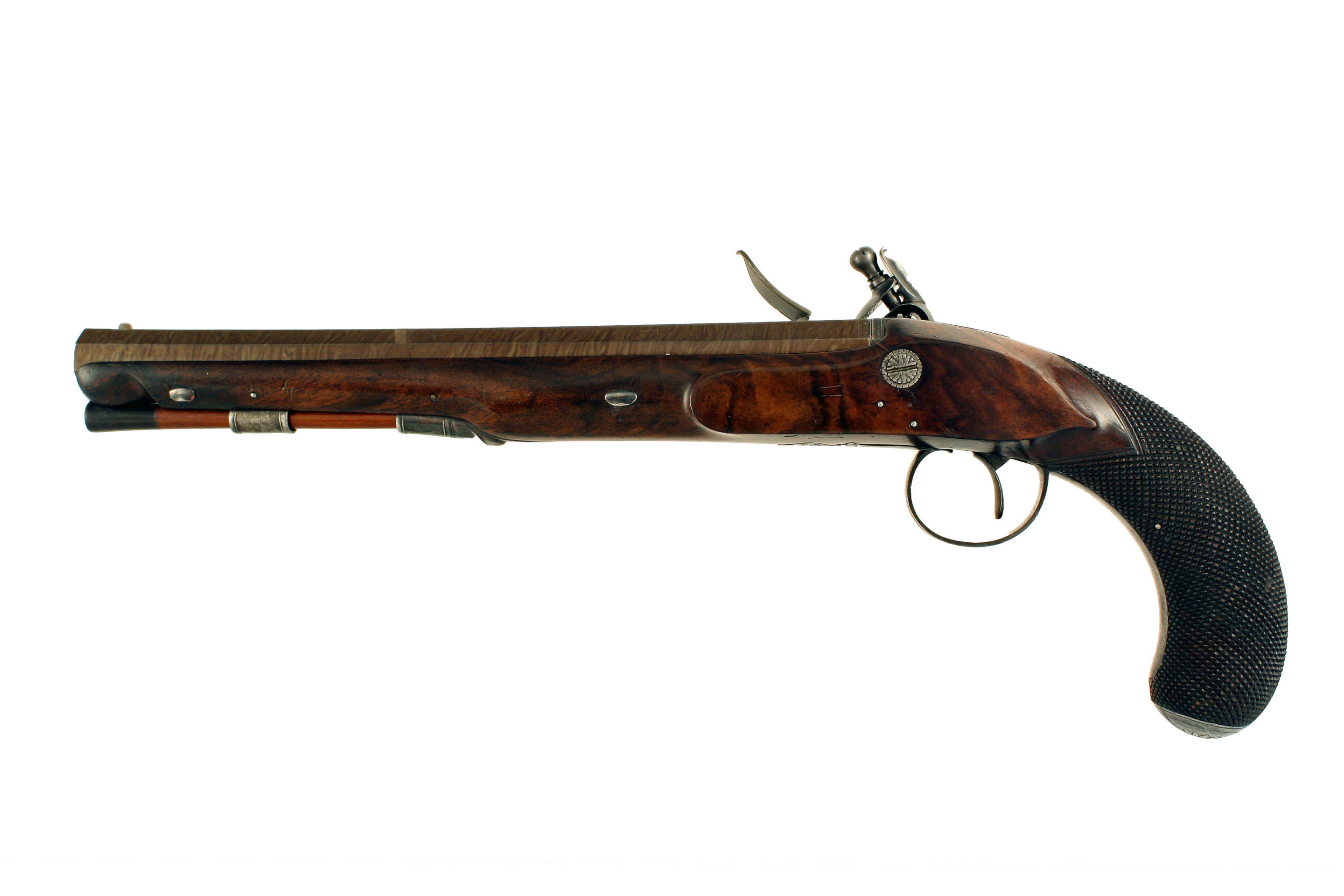 A Cased Pair of Flintlock Duelling Pistols by Wilson of London. - Image 5