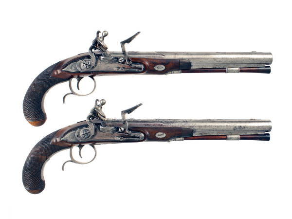 An Unusual Pair of Rifled Flintlock Pistols