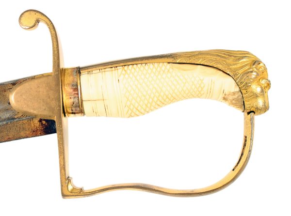 A Historic Blue & Gilt Sword - Image 2