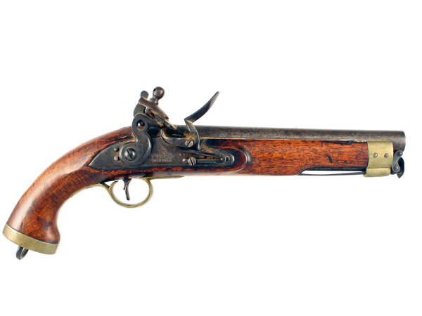 A Flintlock Service Pistol by T. Potts.
