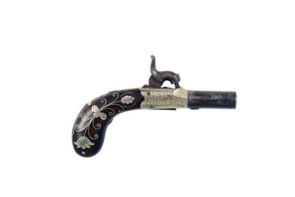 A Small Percussion Pistol by Reilly of London.