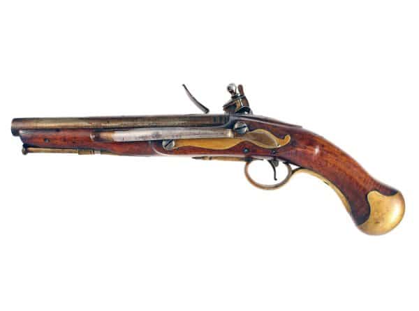 An Ordnance Shortened Sea Service Pistol. - Image 2