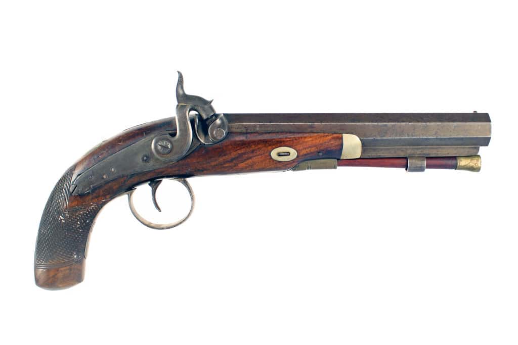 A Percussion Officers Pistol.