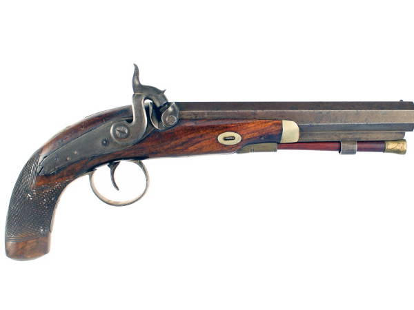A Percussion Officers Pistol.