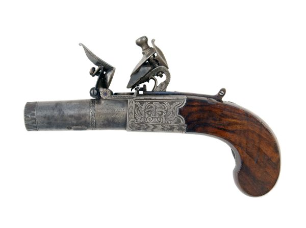 A Good Flintlock Pocket Pistol by Tatham, London. - Image 3