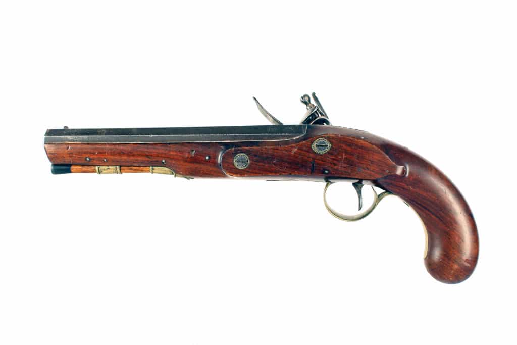 A Flintlock Officers Pistol by G. Jones, London. - Image 2