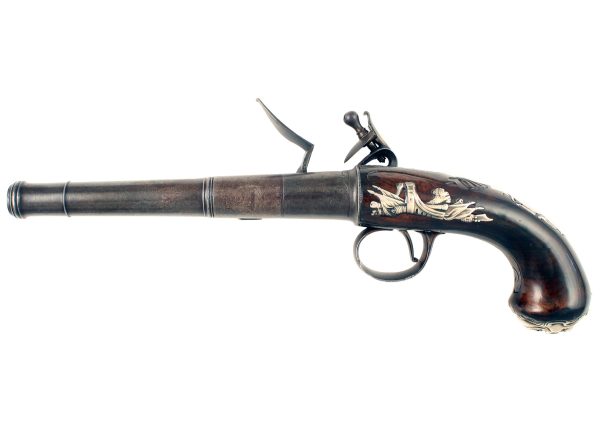 A Fine Queen Anne Pistol by Wilson - Image 2