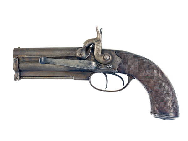 A Percussion Over & Under Pistol.