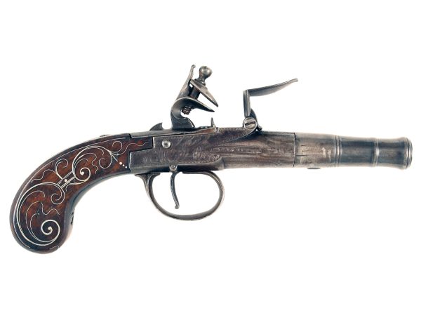 A Pair of Silver Mounted Pocket Pistols - Image 3