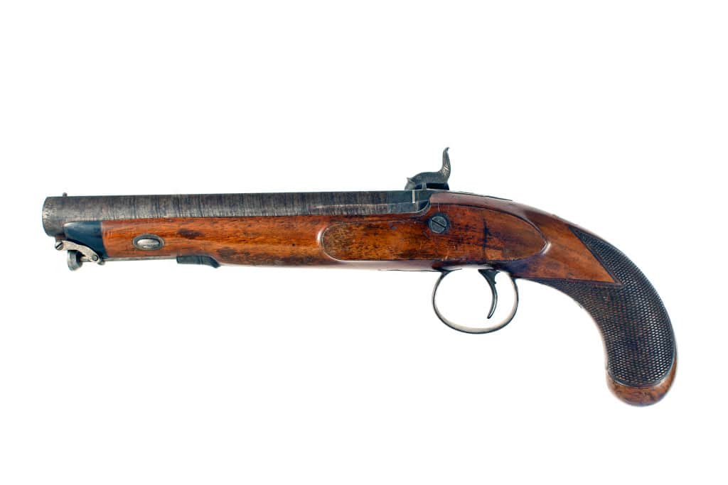 A Percussion Officers Pistol by J. Beattie. - Image 2