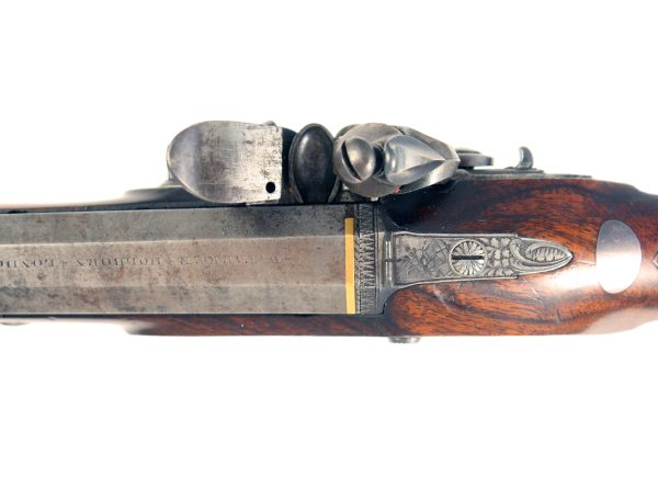 A Flintlock Duelling Pistol by W. Parker - Image 4