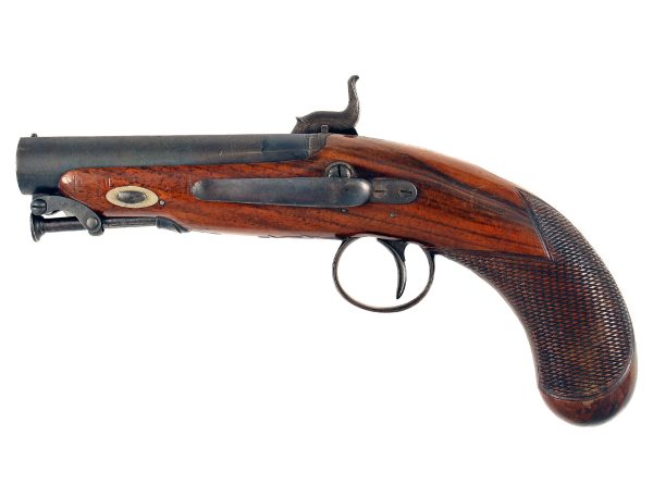 A Percussion Belt Pistol by E. London - Image 3