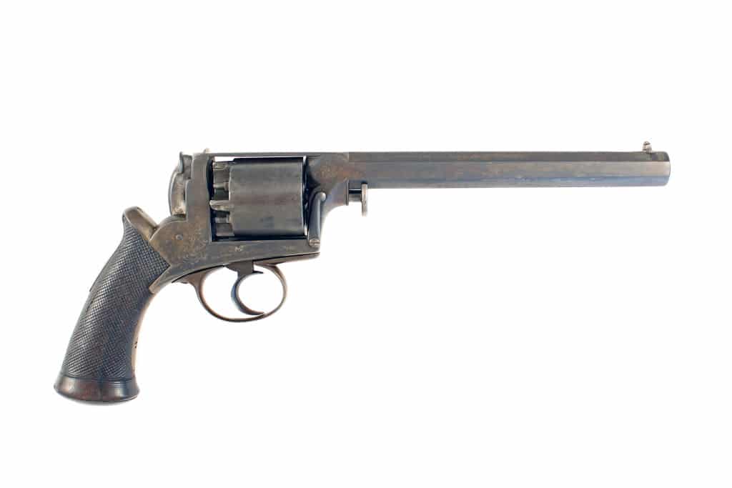 A Scarce 38 Bore Adams Revolver No. 4980R.