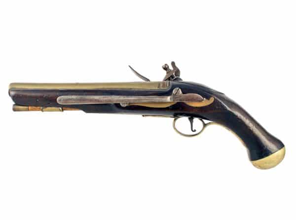 A Scarce Nock Revenue Cutter Pistol, Circa 1797. - Image 2