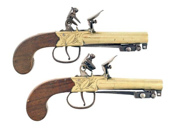 A Pair of Flintlock Bayonet Pistols - Image 2