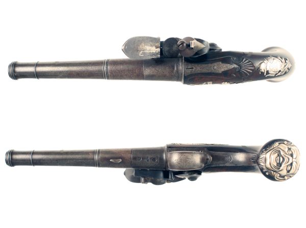 A Fine Queen Anne Pistol by Wilson - Image 3