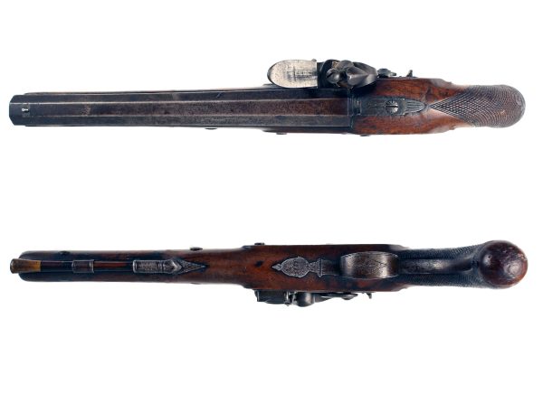 A Flintlock Duelling Pistol by Bass - Image 3