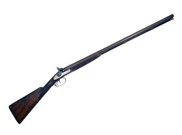 A Cased H. Nock Percussion Shot Gun - Image 3