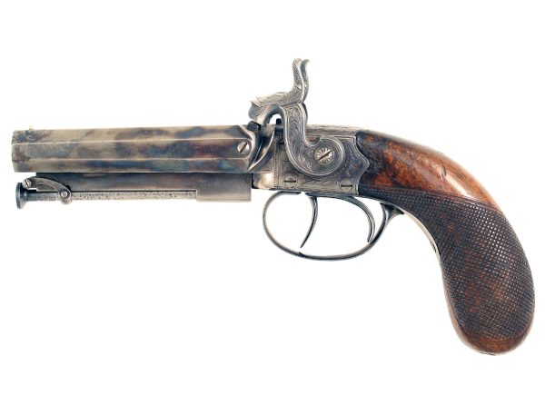 A Double-Barrelled Irish Pistol - Image 2