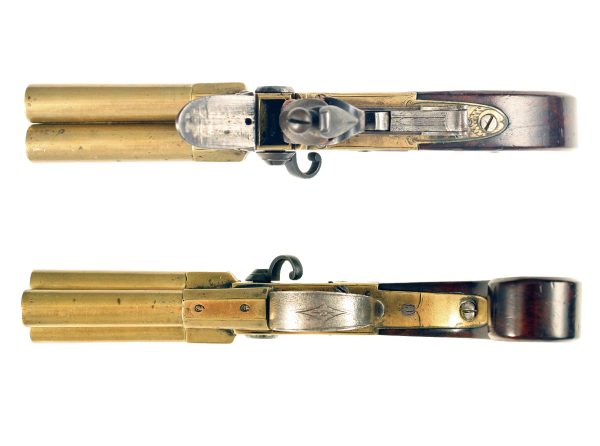 A Scarce Three Barrelled Pistol - Image 2