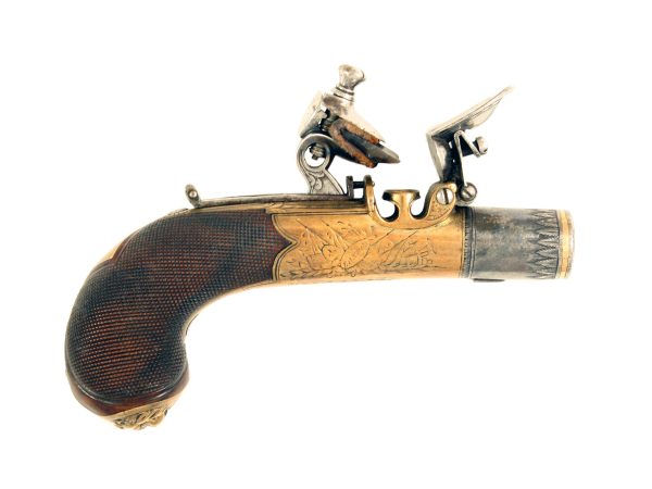 An Unusual Flintlock Pocket Pistol