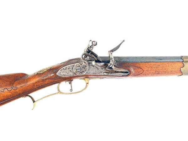 A Good Continental Flintlock Sporting Gun.
