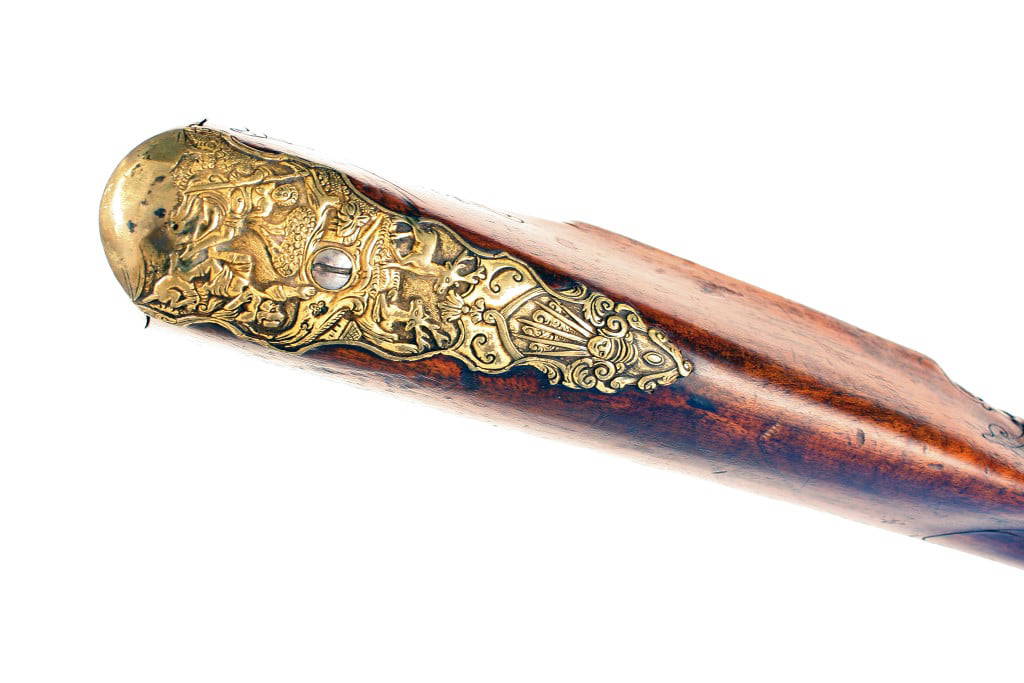 A Good Continental Flintlock Sporting Gun. - Image 6