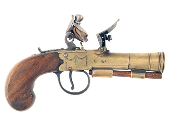 A Flintlock Blunderbuss Pistol by Reeves