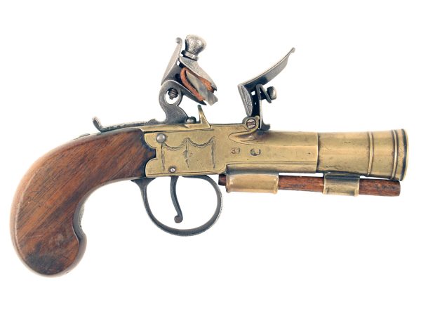 A Flintlock Blunderbuss Pistol by Reeves