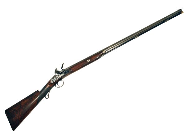 A 16-Bore Flintlock Sporting Gun by Muntz. - Image 2