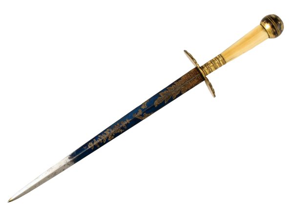A Fine Blue & Gilt Naval Dirk - Image 3