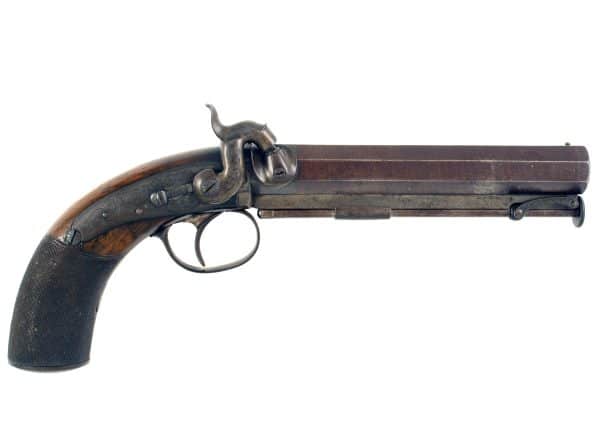 A Percussion Pistol by Wilkinson