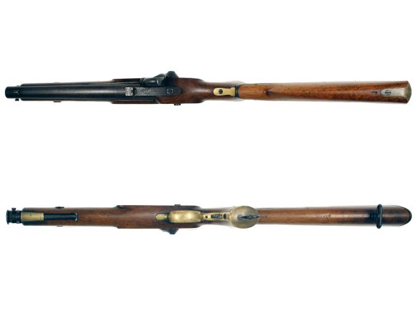 A Scarce Lancers Pistol with Shoulder Stock - Image 3