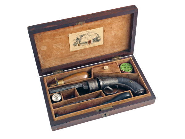A Cased Transitional Revolver