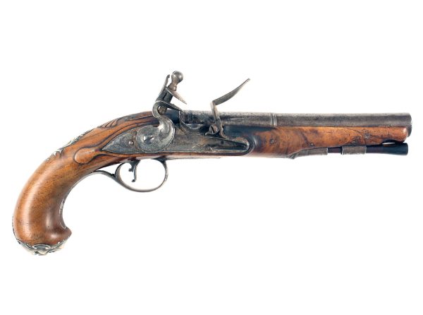 A Pair of Silver Mounted Flintlock Holster Pistols - Image 3