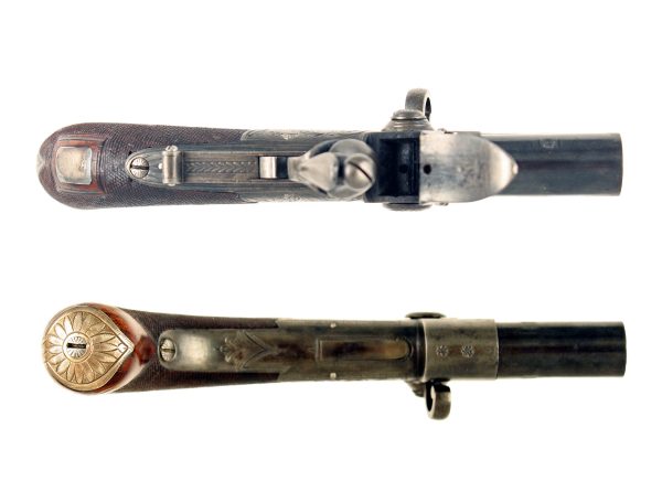A Round Framed Tap-Action Pistol by E. Gill - Image 2