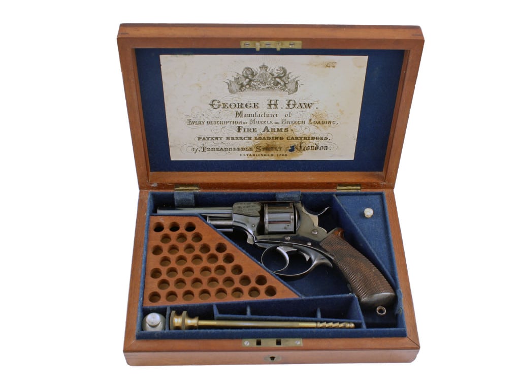 A Fine .44 Rim Fire Revolver by Daw of London. - Image 3