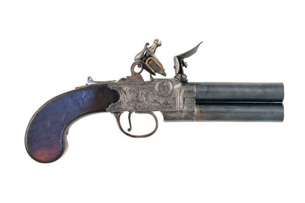 A Cased Pair of Tap Action Pistols - Image 4
